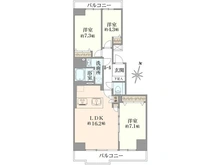 【埼玉県/三郷市さつき平】パークフィールドみさとテラウェスト5街区2号館 間取り図