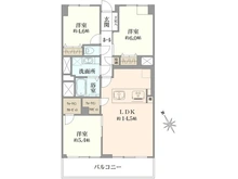 【千葉県/船橋市本中山】ニュー西船橋マンション 間取り図