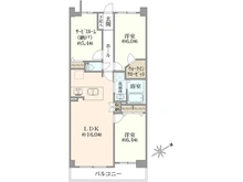 【千葉県/松戸市六高台】メゾンエクレーレ松戸六高台フィリア 間取り図