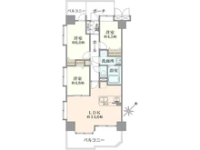 【千葉県/松戸市竹ケ花】ライオンズシティ松戸 間取り図