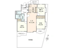 【東京都/足立区青井】グリーンパーク五反野VIII 間取り図