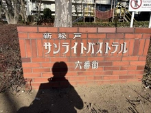 【千葉県/松戸市新松戸】新松戸サンライトパストラル六番街C棟 マンション表札