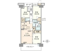 【千葉県/船橋市北本町】プラウド船橋三街区 間取り図