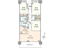【千葉県/船橋市飯山満町】レアシス津田沼前原の丘 間取り図