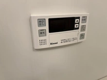【千葉県/船橋市三山】ゼファーグリーンアイル グランデフォート 浴室：追い焚き操作パネル