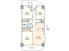 【千葉県/船橋市本中山】ライオンズマンション下総中山第3 間取り図