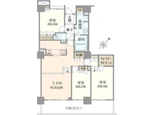 【千葉県/千葉市美浜区高洲】ベイマークスクエアマリナコートタワー 間取り図