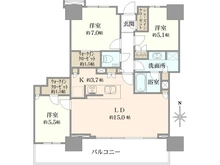【千葉県/千葉市美浜区若葉】幕張ベイパーク　スカイグランドタワー 間取り図