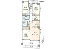 【東京都/葛飾区金町】ヒルズ金町 間取り図