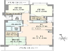 【東京都/中野区鷺宮】フラッツ鷺ノ宮 間取り図