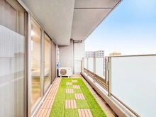 【千葉県/船橋市本町】プラウド船橋本町通り バルコニー：眺望良好！
