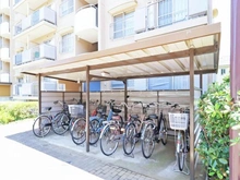 【千葉県/船橋市習志野台】習志野七ツ台住宅 4号棟 駐輪場