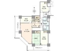 【千葉県/八千代市緑が丘】カムザ・スクエア八千代緑が丘タワーズ 間取り図