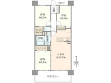 【千葉県/船橋市前貝塚町】ウィルローズ船橋 間取り図