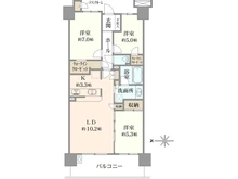 【千葉県/船橋市浜町】ワンダーベイシティSAZAN ガーデンウエスト 間取り図
