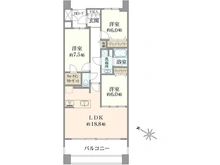 【千葉県/千葉市中央区中央港】グランスイートブルー ベイフロントタワー 間取り図