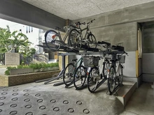【千葉県/船橋市市場】ライオンズマンション船橋第六 駐輪場