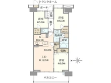 【千葉県/船橋市北本町】プラウド船橋二街区 間取り図