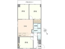 【千葉県/船橋市湊町】ルミエール船橋 間取り図