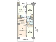 【千葉県/船橋市北本町】プラウド船橋三街区 間取り図