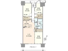 【千葉県/千葉市中央区新宿】タイムズアリーナ千葉中央 アクティタワー 間取り図
