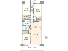 【千葉県/船橋市西船】ルネサンス・ヴィラズフォート 間取り図