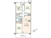 【千葉県/船橋市田喜野井】ゼファー船橋薬園台 間取り図