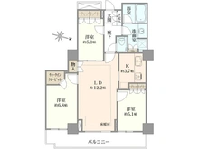 【千葉県/船橋市本町】プラウドタワー船橋 間取り図