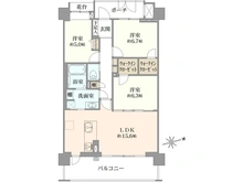 【千葉県/船橋市行田】コスモ・ザ・パークス船橋 間取り図