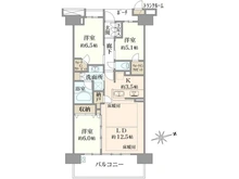 【千葉県/船橋市北本町】プラウド船橋五街区 間取り図