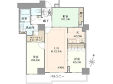 【千葉県/船橋市本町】プラウドタワー船橋 間取り図