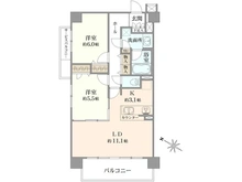 【千葉県/八千代市大和田】アンベリール八千代大和田ステーションテラス 間取り図