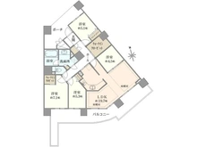 【東京都/大田区下丸子】シエルズガーデン エールタワー 間取り図