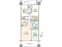 【東京都/江東区潮見】クレストフォルム東京ビューフォート 間取り図