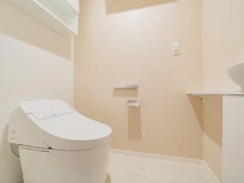 【東京都/中央区晴海】HARUMI FLAG SUN VILLAGE T棟  トイレ：手洗い付き