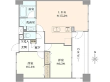 【東京都/江東区三好】ドラゴンマンション木場公園壱番館 間取り図