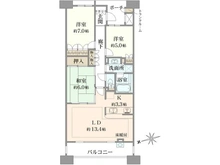 【東京都/江東区新砂】グランエスタ 間取り図