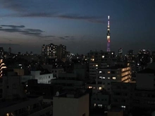 【東京都/江東区冬木】ライオンズマンション門前仲町第6 眺望：北側バルコニーから※ズームあり