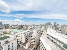 【東京都/江東区冬木】ライオンズマンション門前仲町第6 眺望：北側バルコニーから ※ズーム無し