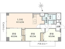 【東京都/江東区南砂】パークハイム東陽町 間取り図