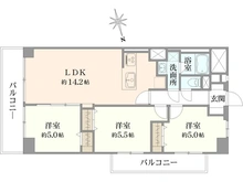 【東京都/江東区南砂】パークハイム東陽町 間取り図