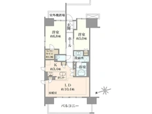 【東京都/品川区東大井】プライムパークス品川シーサイド　ザ・レジデンス 間取り図