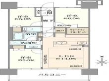 【東京都/江東区塩浜】オーベル東陽町ファインレジデンス 間取り図