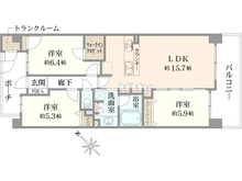 【東京都/江東区豊洲】オーベルグランディオ　ベイ・フロント 間取り図