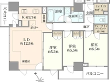 【東京都/江東区南砂】シティタワー東陽町 間取り図