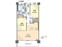 【東京都/江戸川区船堀】セザール第二船堀 間取り図