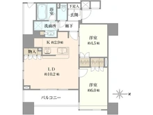 【東京都/江東区扇橋】クレヴィア住吉扇橋 間取り図