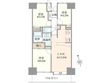 【埼玉県/川口市金山町】イトーピア川口マンション 間取り図