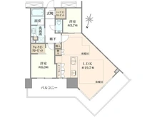 【東京都/江東区豊洲】アーバンドックパークシティ豊洲 タワーA 間取り図