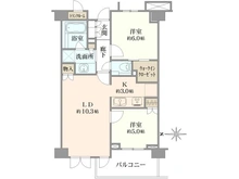 【東京都/江東区大島】プラウド住吉 間取り図
